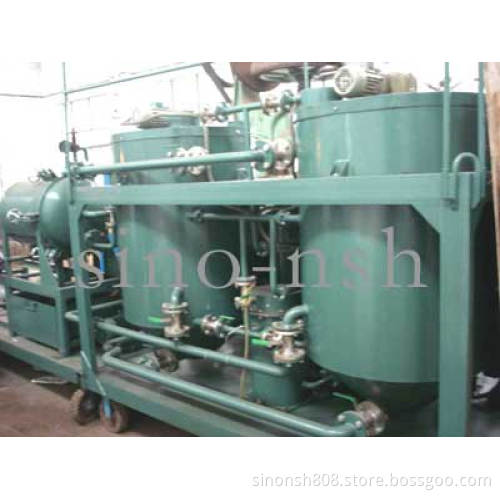 GER used engine diesel hydraulic base oil regeneration system